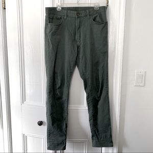 Men’s Uniqlo Green Chinos